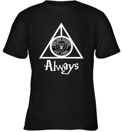 Always Love The Oakland Raiders x Harry Potter Mashup Youth T-Shirt