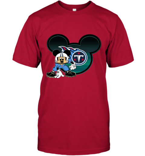 NFL Tennessee Titans Mickey Mouse Disney Football T Shirt