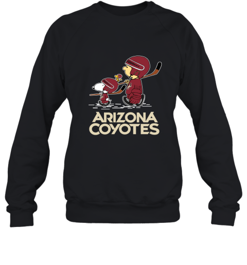 Let's Play Arizona Coyotes Ice Hockey Snoopy NHL Sweatshirt
