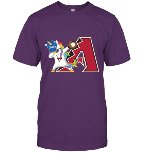 Hip Hop Dabbing Unicorn Flippin Love Arizona Diamondbacks Unisex Jersey Tee