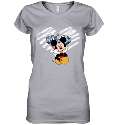 NBA Basketball New Orleans Pelicans Cheerful Mickey Mouse Shirt