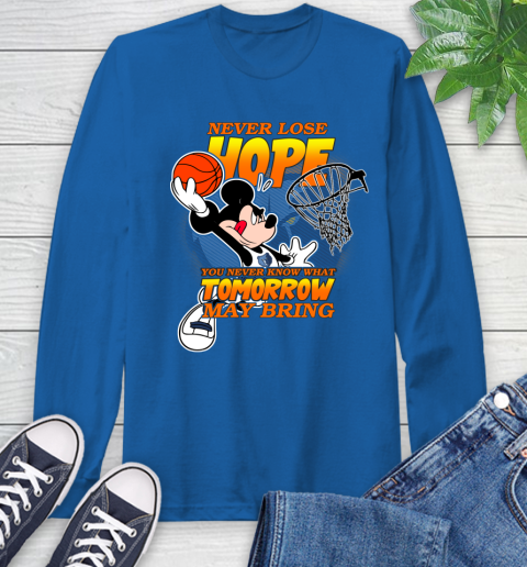 Memphis Grizzlies NBA Basketball Mickey Disney Never Lose Hope Long Sleeve T-Shirt 10