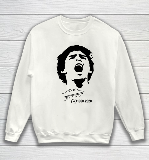 Maradona Signature 1960  2020 Rest In Peace Sweatshirt