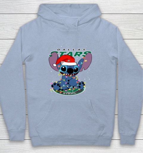 Dallas Stars NHL Hockey noel stitch Christmas Youth Hoodie 5