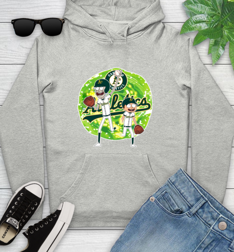 MLB Oakland Athletics Rick And Morty Baseball Sports Youth Hoodie