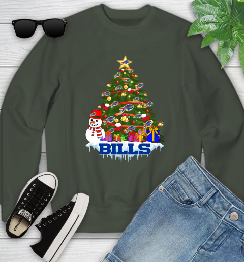 Buffalo Bills Merry Christmas NFL Football Sports Youth Sweatshirt 10