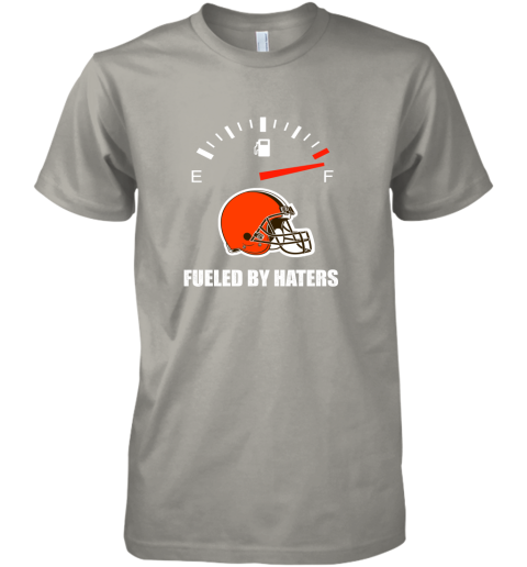ri5p fueled by haters maximum fuel cleveland browns premium guys tee 5 front light grey