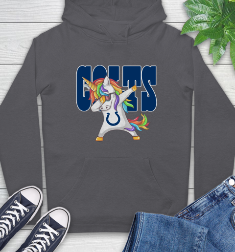 Indianapolis Colts NFL Football Funny Unicorn Dabbing Sports Hoodie 7