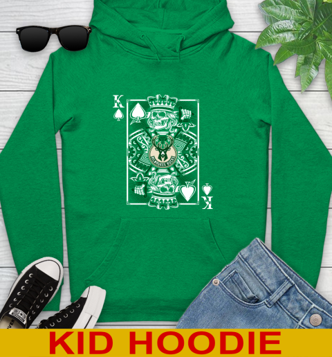 Milwaukee Bucks NBA Basketball The King Of Spades Death Cards Shirt Youth Hoodie 9 Milwaukee Bucks NBA Basketball The King Of Spades Death Cards Shirt Youth Hoodie - Image 9