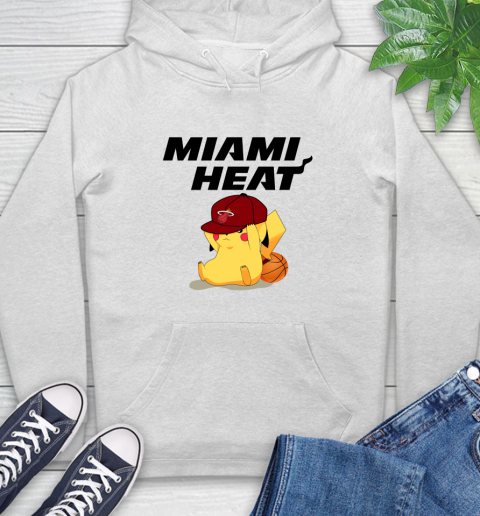 NBA Pikachu Basketball Sports Miami Heat Hoodie