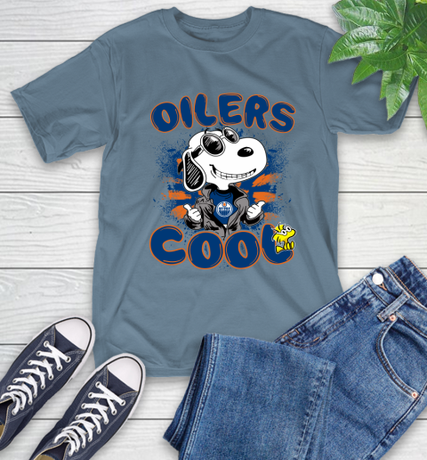 NHL Hockey Edmonton Oilers Cool Snoopy Shirt T-Shirt 9