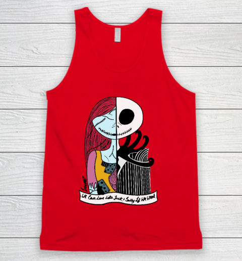 Jack and Sally  Blink 182 I Miss You Tank Top 3
