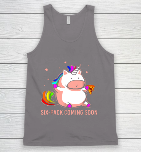 Unicorn Six Pack Funny Cute Shirt Coming Soon Fat Unicorn Tank Top 6
