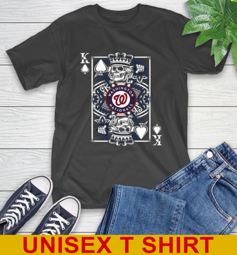 Washington Nationals MLB Baseball The King Of Spades Death Cards Shirt T-Shirt