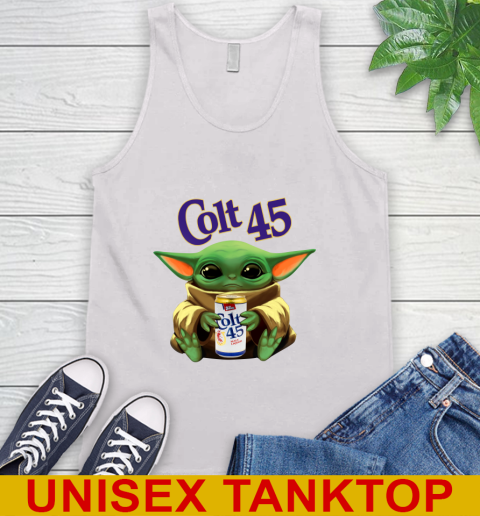 Star Wars Baby Yoda Hugs Colt 45 Beer Shirt 70
