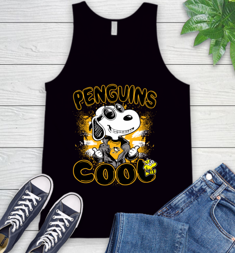 NHL Hockey Pittsburgh Penguins Cool Snoopy Shirt Tank Top