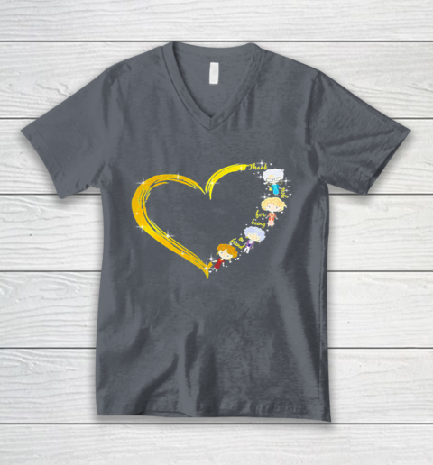 Heart The Golden Girls Thank you for being a friend V-Neck T-Shirt 4