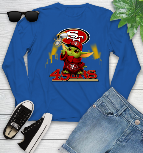 Super Bowl Baby Yoda Loves The San Francisco 49ers Star Wars NFL Shirts 121