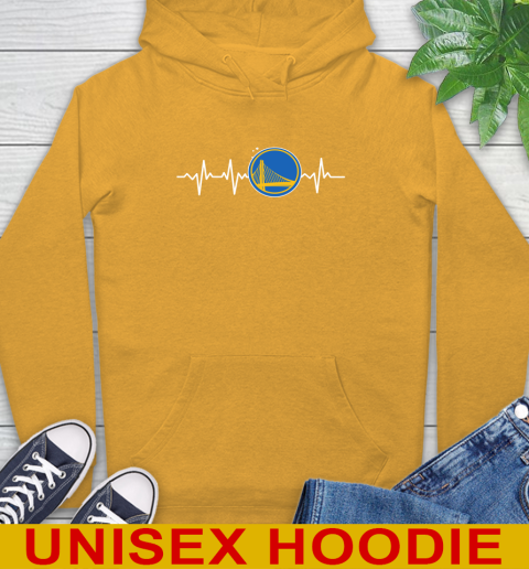 Golden State Warriors NBA Basketball Heart Beat Shirt Hoodie 2