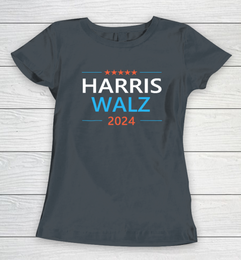 Harris Walz 2024 For President Patriotic Kamala Democrat Women's T-Shirt 3