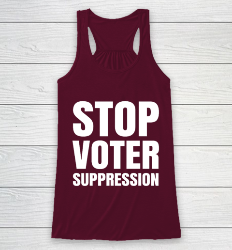 Black Voters Matter Protect The Vote Stop Voter Suppression Racerback Tank 2