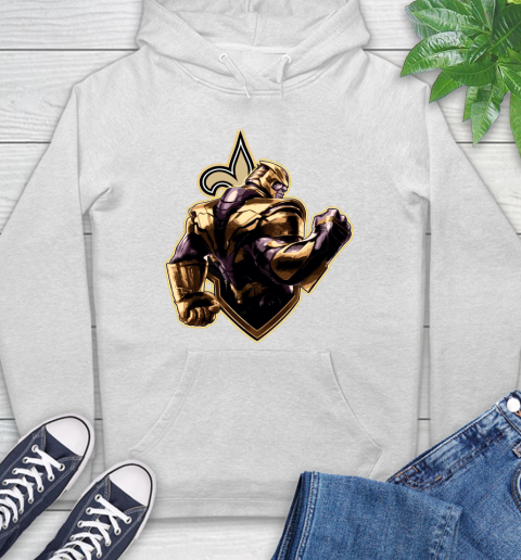 NFL Thanos Avengers Endgame Football Sports New Orleans Saints Hoodie