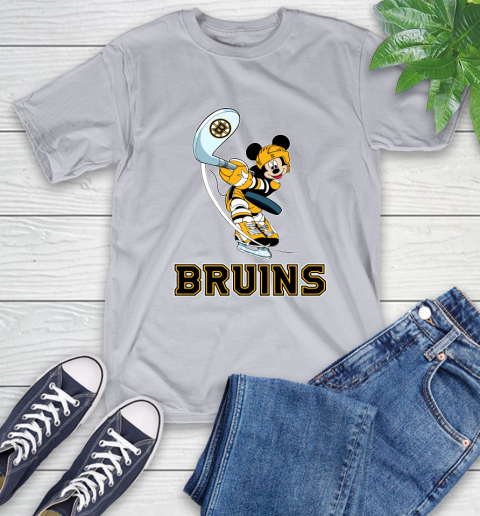 NHL Hockey Boston Bruins Cheerful Mickey Mouse Shirt T-Shirt 6