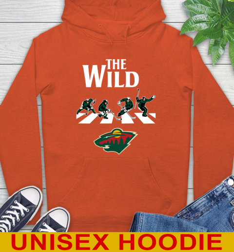 NHL Hockey Minnesota Wild The Beatles Rock Band Shirt Hoodie 4