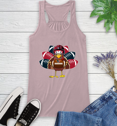 Houston Texans Turkey Thanksgiving Day Racerback Tank 11