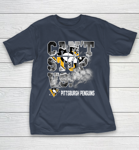NHL Pittsburgh Penguins Hockey Can't Stop Vs T-Shirt 3