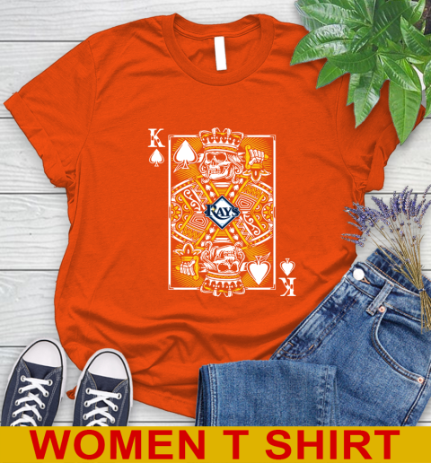Tampa Bay Rays MLB Baseball The King Of Spades Death Cards Shirt Women's T-Shirt 3