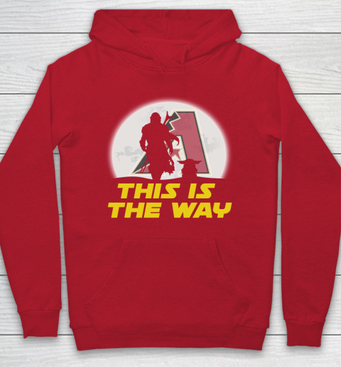 Arizona Diamondbacks MLB Baseball Star Wars Yoda And Mandalorian This Is The Way Hoodie 7