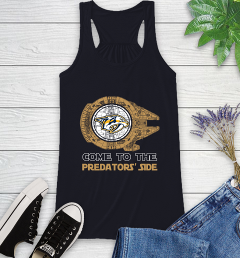 NHL Come To The Nashville Predators Wars Hockey Sports Racerback Tank 9