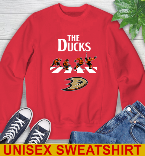 NHL Hockey Anaheim Ducks The Beatles Rock Band Shirt Sweatshirt 12