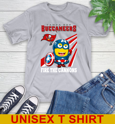 NFL Football Tampa Bay Buccaneers Captain America Marvel Avengers Minion Shirt T-Shirt 5