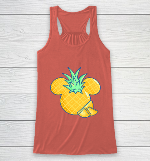 Disney Mickey Friends Mickey Pineapple Logo Racerback Tank 3