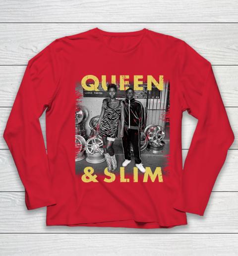 Queen and Slim Poster Youth Long Sleeve 8