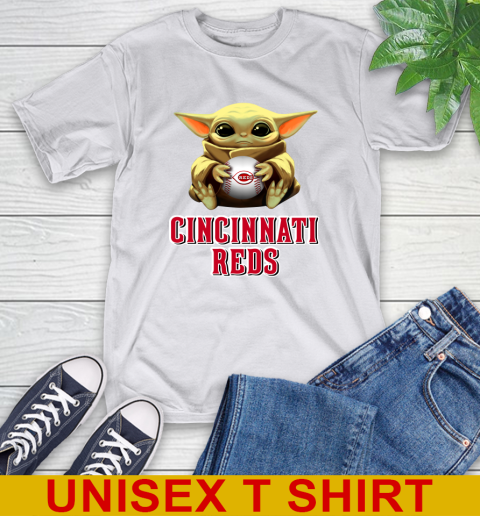 MLB Baseball Cincinnati Reds Star Wars Baby Yoda Shirt 12