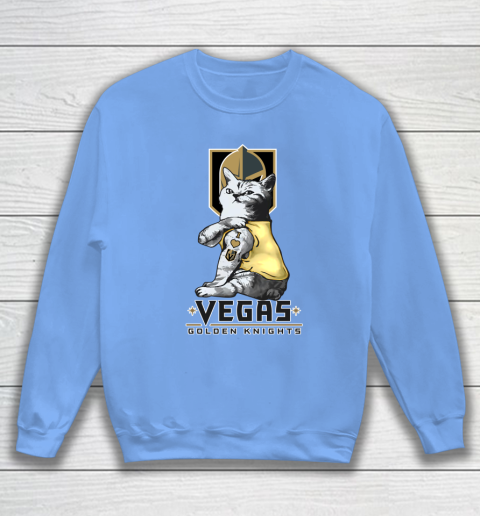 NHL My Cat Loves Vegas Golden Knights Hockey Sweatshirt 8