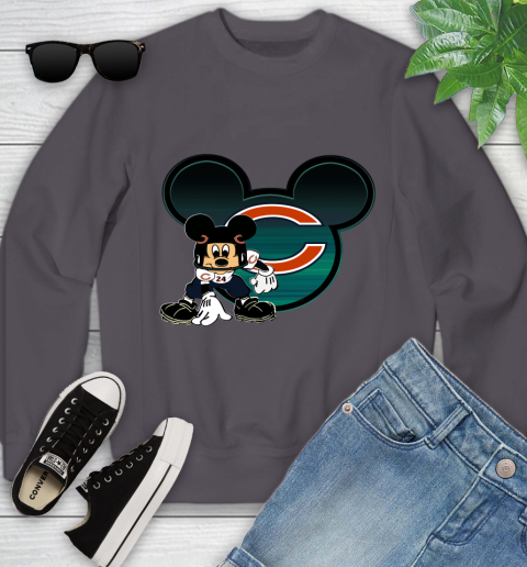 NFL Chicago Bears Mickey Mouse Disney Football T Shirt Youth Sweatshirt 6