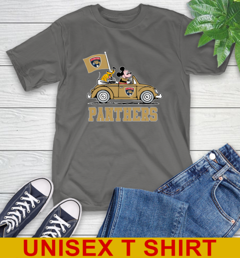 NHL Hockey Florida Panthers Pluto Mickey Driving Disney Shirt T-Shirt 8