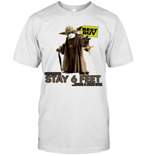 Master Yoda Mask Cargill Please Remember Stay 6 Feet Have A Nice Day Jesus T-Shirt