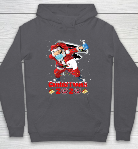Atlanta Falcons Funny Santa Claus Dabbing Christmas 2020 NFL Hoodie 4
