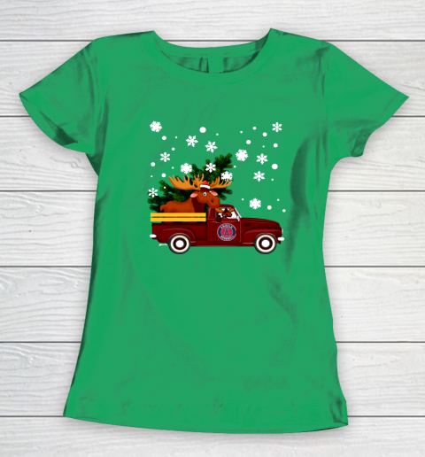 Los Angeles Angels Bring Christmas Home MLB Women's T-Shirt 5