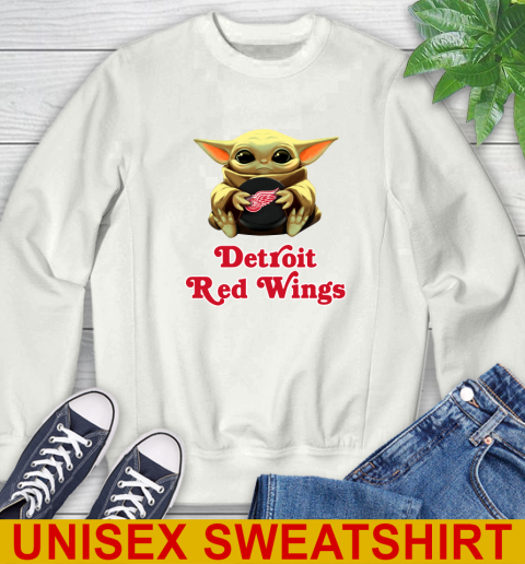 NHL Hockey Detroit Red Wings Star Wars Baby Yoda Shirt 25
