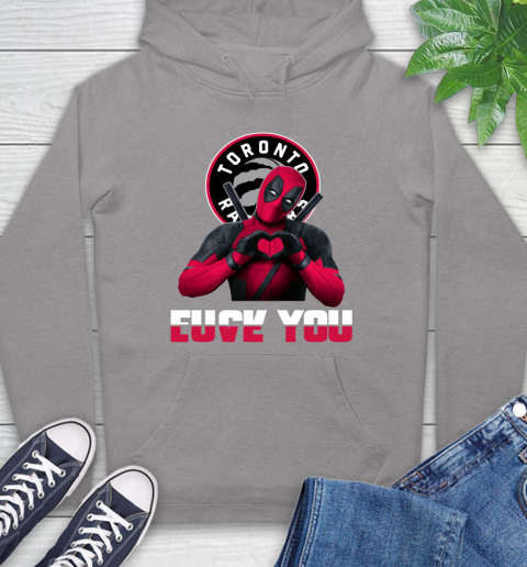 NBA Toronto Raptors Deadpool Love You Fuck You Basketball Sports Hoodie 6