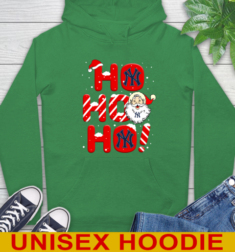 New York Yankees MLB Baseball Ho Ho Ho Santa Claus Merry Christmas Shirt Hoodie 8
