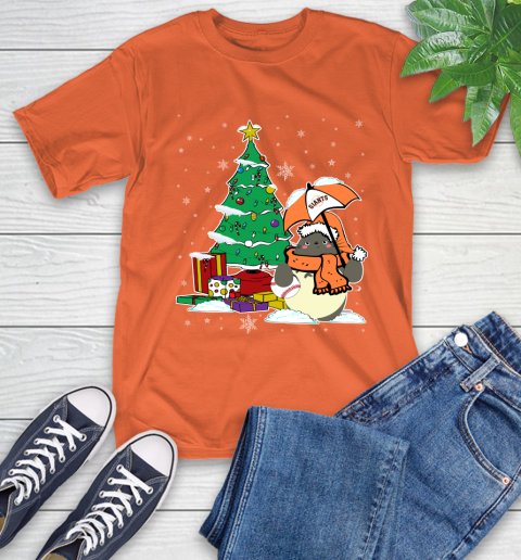 San Francisco Giants MLB Baseball Cute Tonari No Totoro Christmas Sports T-Shirt 4