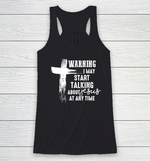 Talking About Christ Graphic Cross God In My Heart Racerback Tank