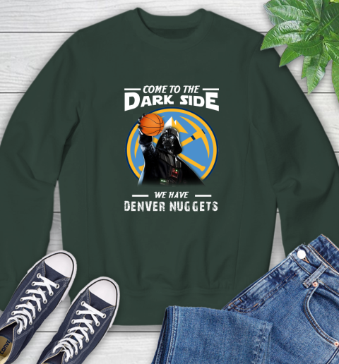 NBA Come To The Dark Side We Have Denver Nuggets Star Wars Darth Vader Basketball Sweatshirt 12